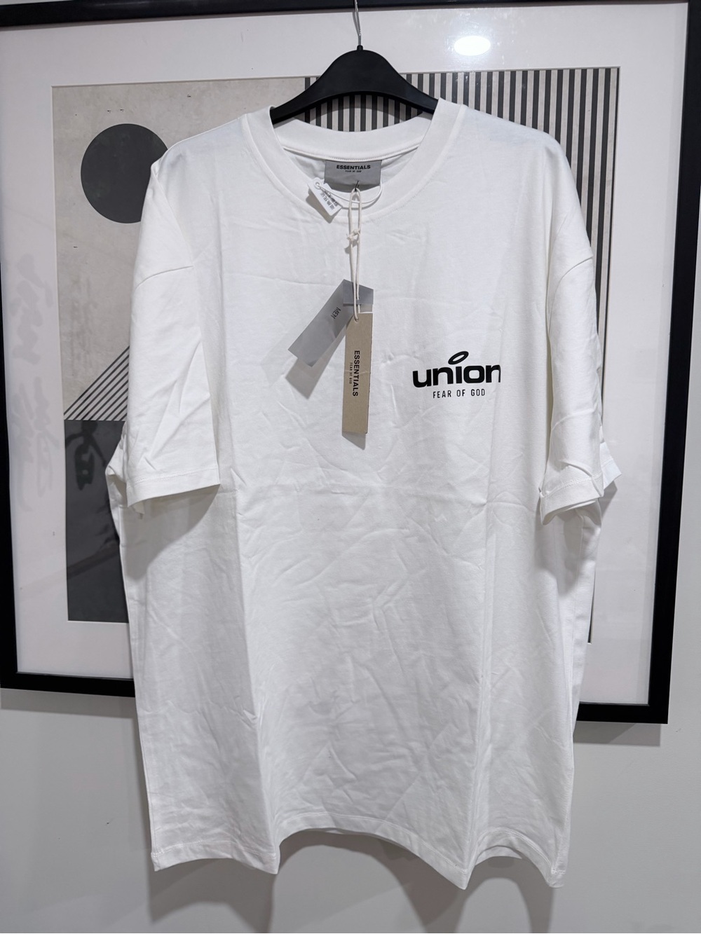 Fear of God Essentials x Union Vintage Shirt 'White' size L